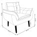 Kit 2 Poltronas Decorativa para Sala de Estar Opala Suede Cappuccino - Montanaris Decor
