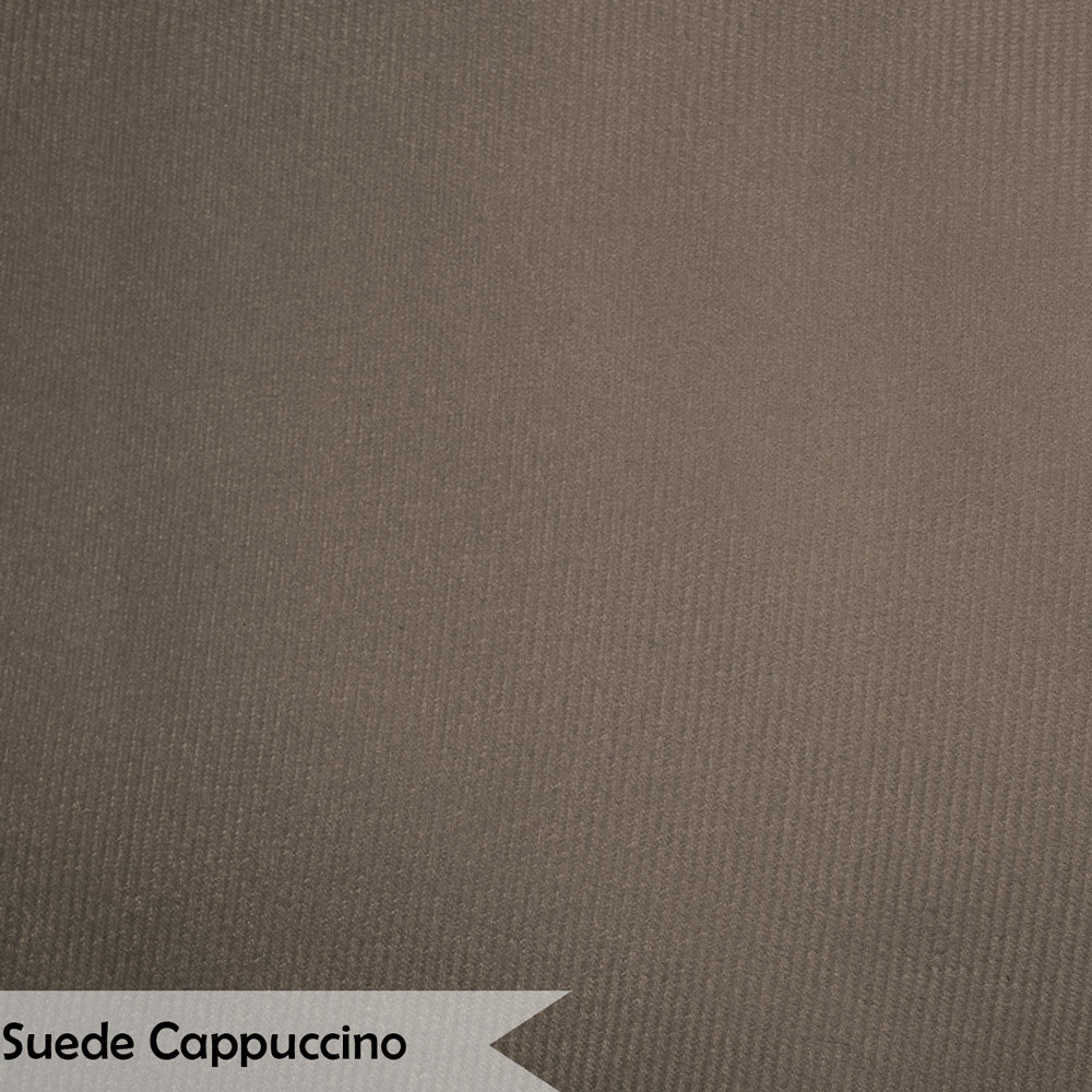 Kit 2 Poltronas Decorativa para Sala de Estar Opala Suede Cappuccino - Montanaris Decor