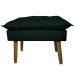 Kit 2 Puff Decorativo para Sala de Estar Opala Suede Verde - Montanaris Decor