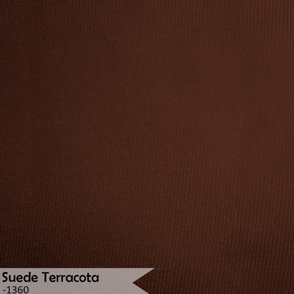 Kit 3 Poltronas Decorativa Sala de Estar Luana Base Gold Suede Terracota - Montanaris Decor