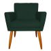 Kit 4 Poltronas Decorativa para Sala de Estar Cecília Suede Verde - Montanaris Decor