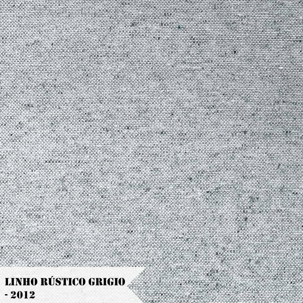 Sofá 3 Lugares para Sala de Estar 220cm Eva Linho Cinza Claro - Montanaris Decor