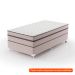 [OUTLET] Cama Box Solteiro King com Colchão Sonhare Mola Ensacada Bege