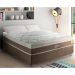 Cama Box Casal Orion com Colchão Casal Molas Ensacadas Marrom e Bege