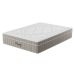 Cama Box Casal Royale com Colchão Casal Molas Ensacadas Bege e Branca