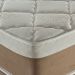 Cama Box Queen Orion com Colchão Queen Molas Ensacadas Marrom e Bege