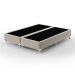 Cama Box Queen Royale com Colchão Queen Molas Ensacadas Bege e Branca