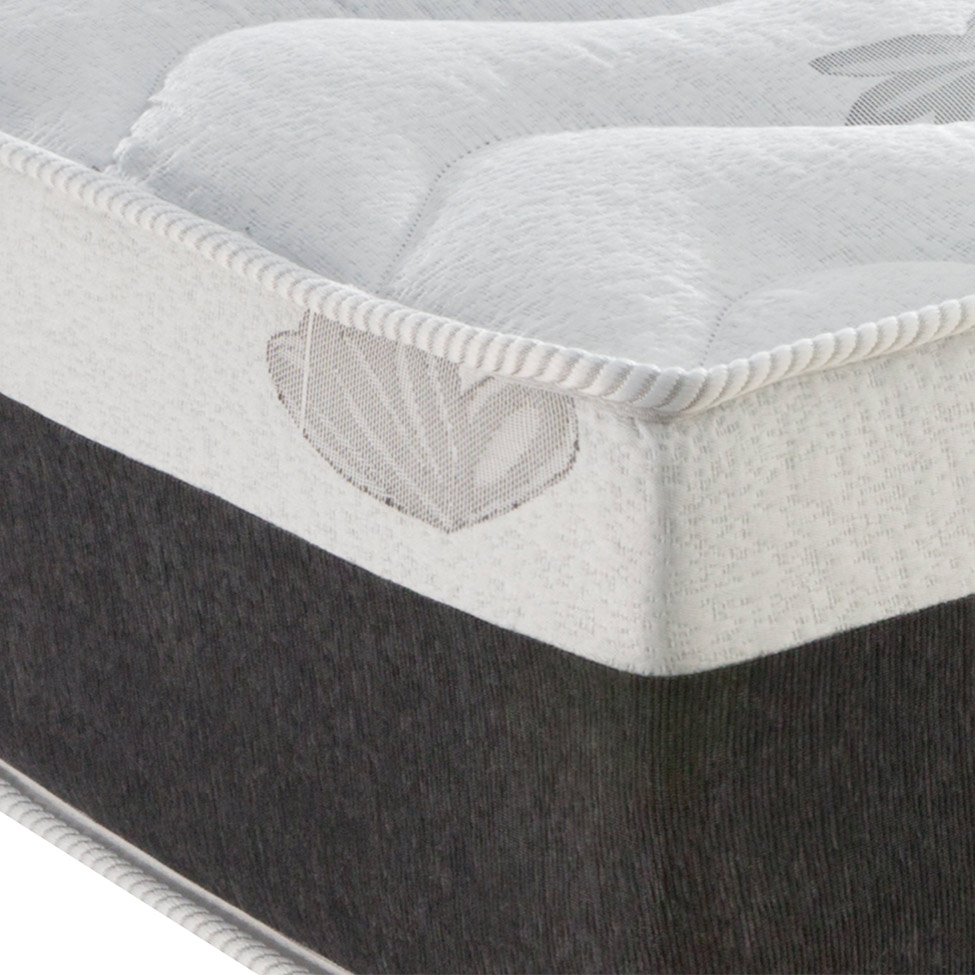 Cama Box Solteiro Pegasus com Colchão Solteiro Molas Ensacadas Cinza e Branca