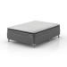 Cama Box com Colchão Casal Classic com Espuma D40 (66x138x188) Cinza