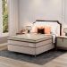 Cama Box com Colchão Casal Supreme Mola Ensacada (72x138x188) Dourado