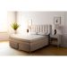 Cama Box com Colchão King Toronto Mola Ensacada (70x193x203) Dourado e Bege