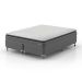 Cama Box com Colchão Queen Classic com Espuma D40 (66x158x198) Cinza