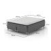 Cama Box com Colchão Queen Classic com Espuma D40 (66x158x198) Cinza