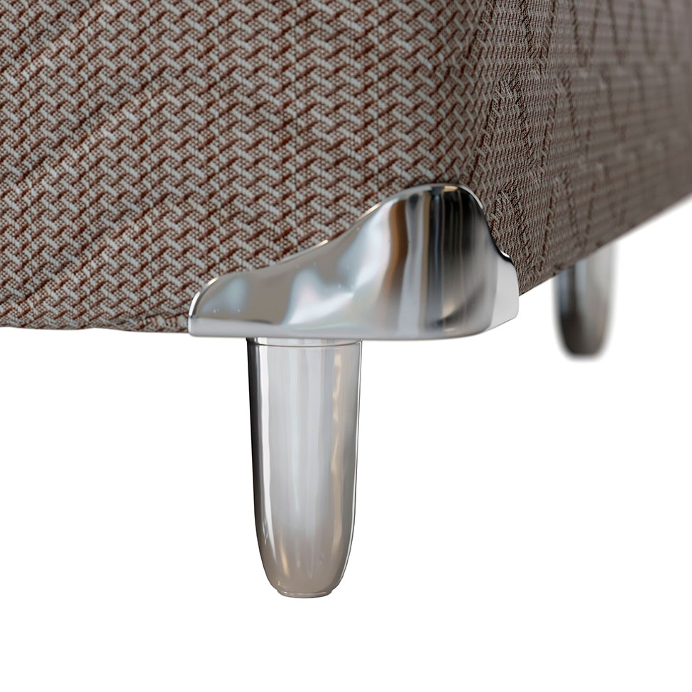 Cama Box com Colchão Queen Supreme Mola Ensacada (72x158x198) Dourado