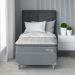 Cama Box com Colchão Solteiro Classic com Espuma D40 (62x88x188) Cinza