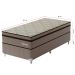 Cama Box com Colchão Solteiro Supreme Mola Ensacada (72x88x188) Dourado
