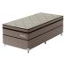 Cama Box com Colchão Solteiro Supreme Mola Ensacada (72x88x188) Dourado