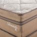 Colchão Casal Toronto Molas Ensacadas (28x138x188) Creme e Marrom