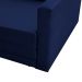 Sofá-Cama Casal 3 Lugares Trancoso Suede Azul