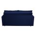 Sofá-Cama Casal 3 Lugares Trancoso Suede Azul
