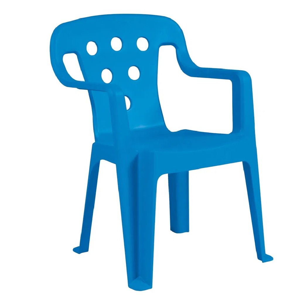 Cadeira Plástica Infantil Poltroninha Kids - Mor
