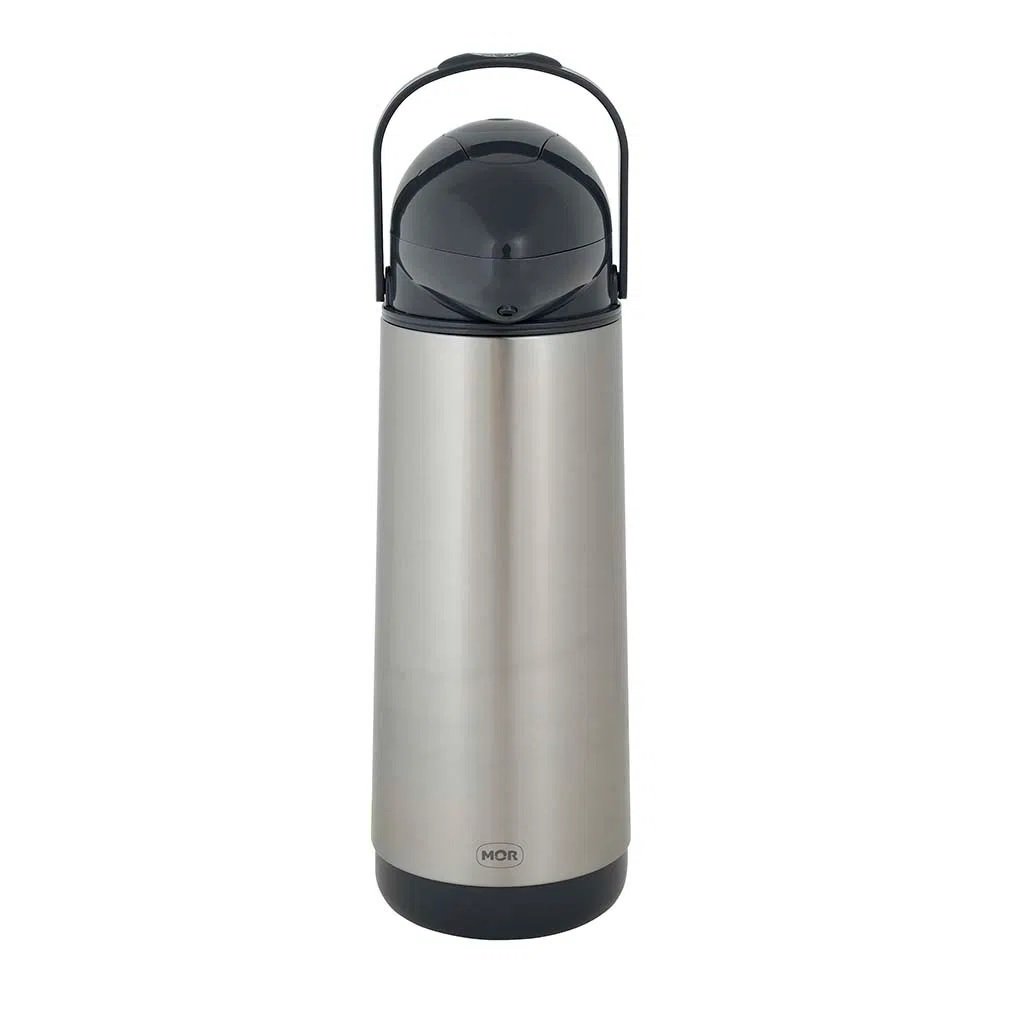 Garrafa Térmica de Pressão 1,90 Litros Inox - Mor