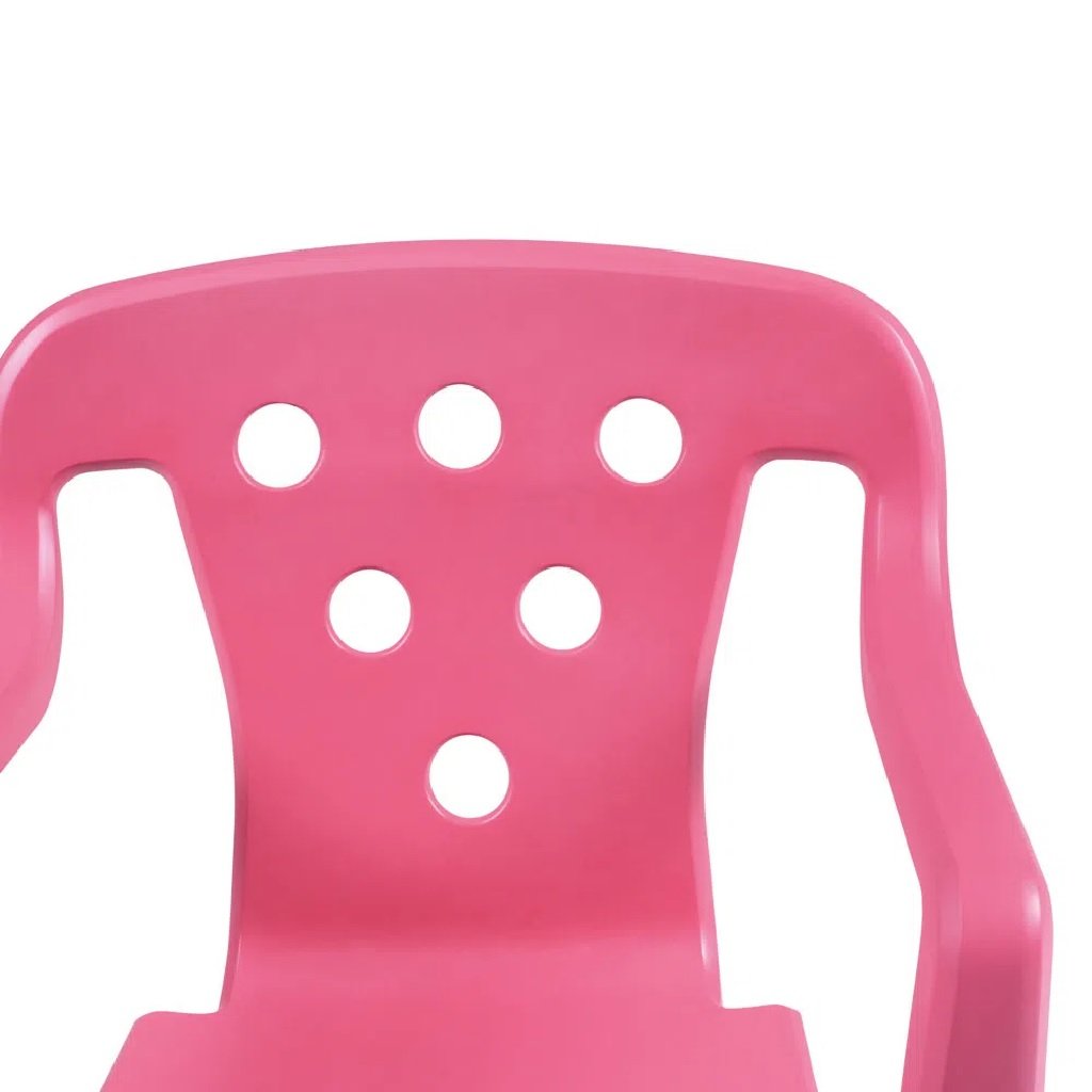 Kit Mesinha + 2 Cadeiras Infantil Rosa - Mor