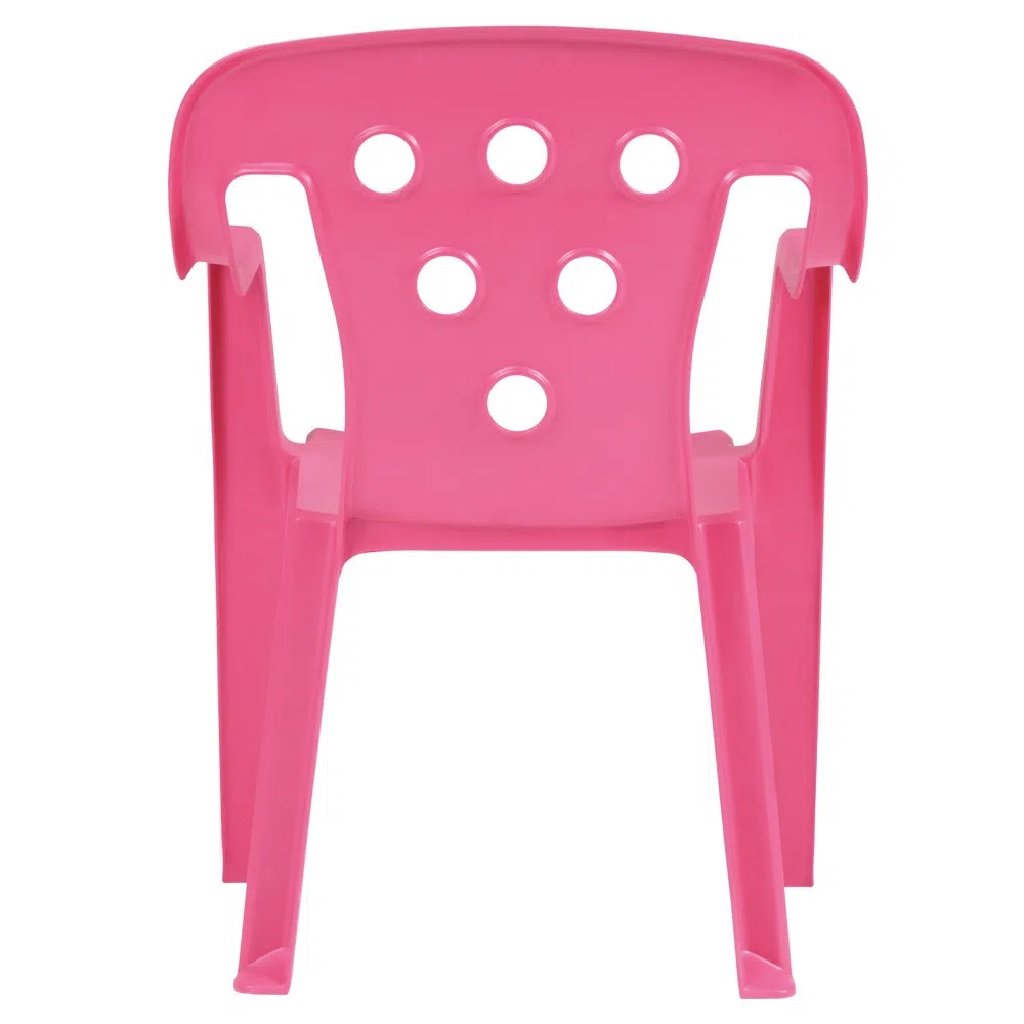 Kit Mesinha + 2 Cadeiras Infantil Rosa - Mor
