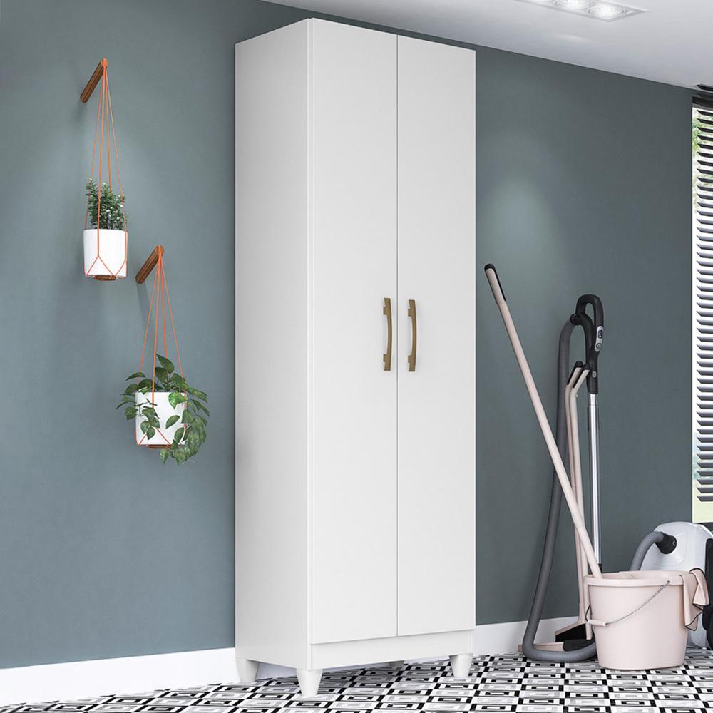 Armário Multiuso New Íris 2 Portas Branco - Moval
