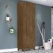 Armário Multiuso New Íris 2 Portas Castanho Wood - Moval