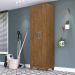 Armário Organizador Multiuso Íris 2 Portas Castanho Wood - Moval