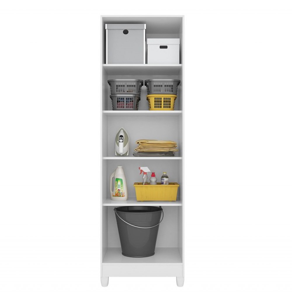 Armário Organizador Multiuso Íris 2 Portas Castanho Wood - Moval