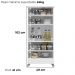 Armario Multiuso 1 Porta Com Rodizio 102X49 cm Lirio Branco Moval