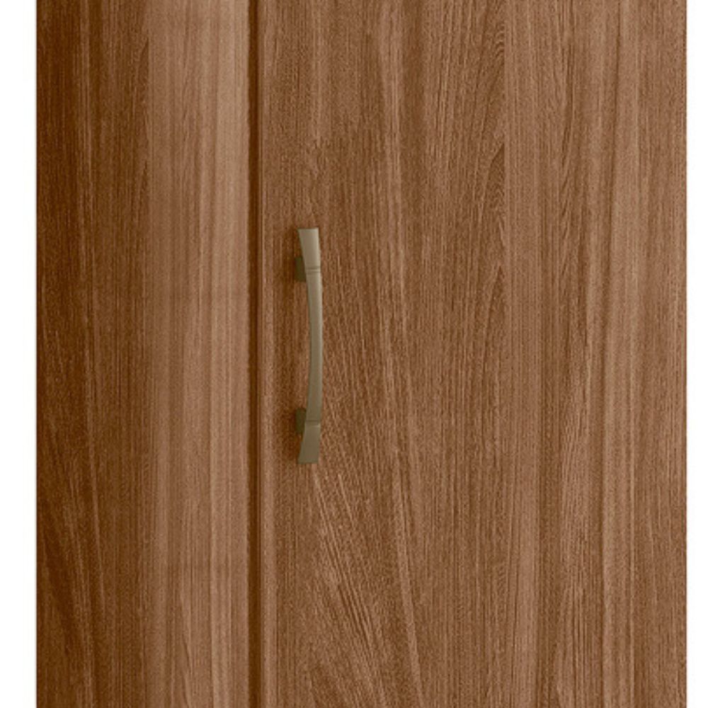 Armario Multiuso 1 Porta Com Rodizio 102X49 cm Lirio Naturale Moval