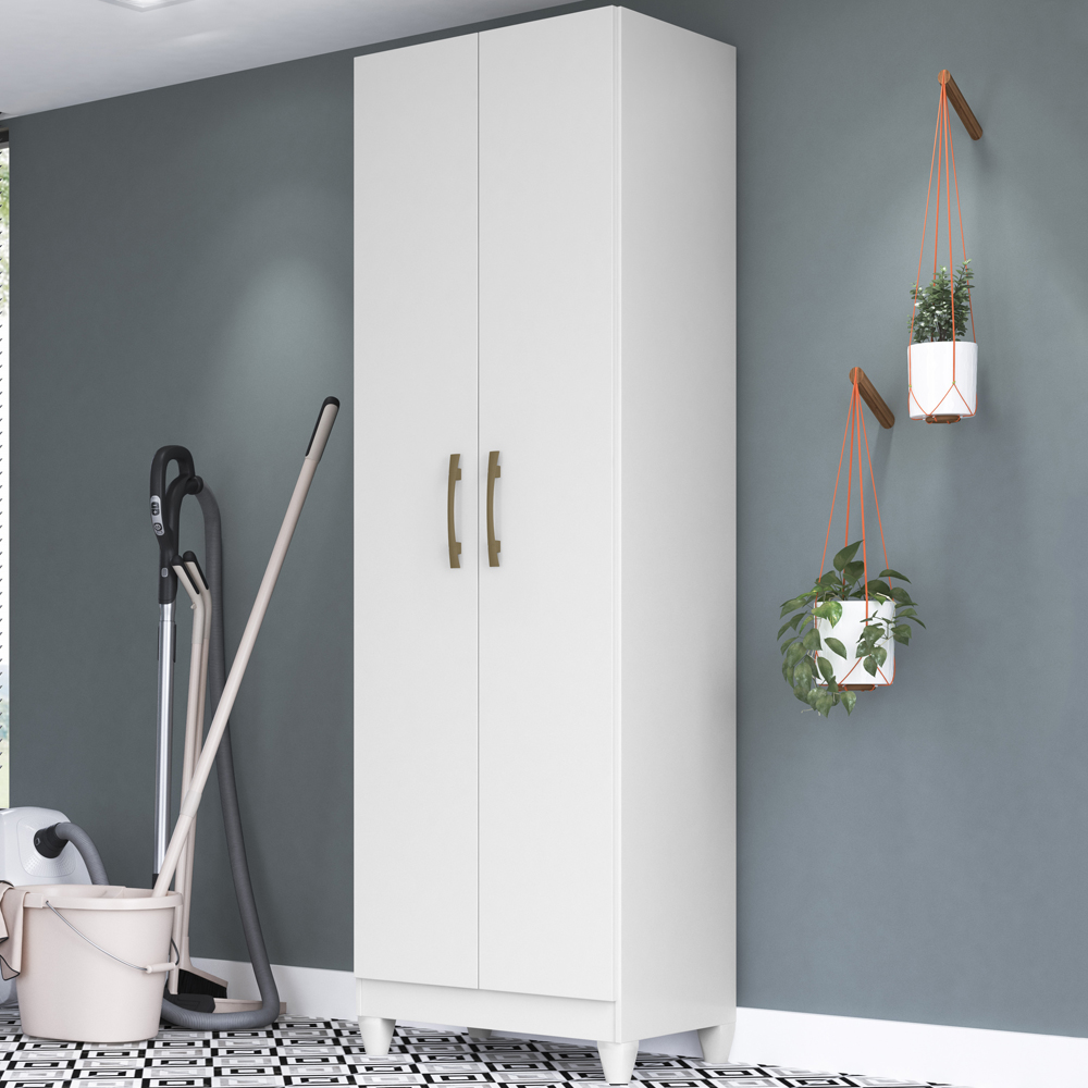 Armario Multiuso 2 Portas 9024 Branco Moval