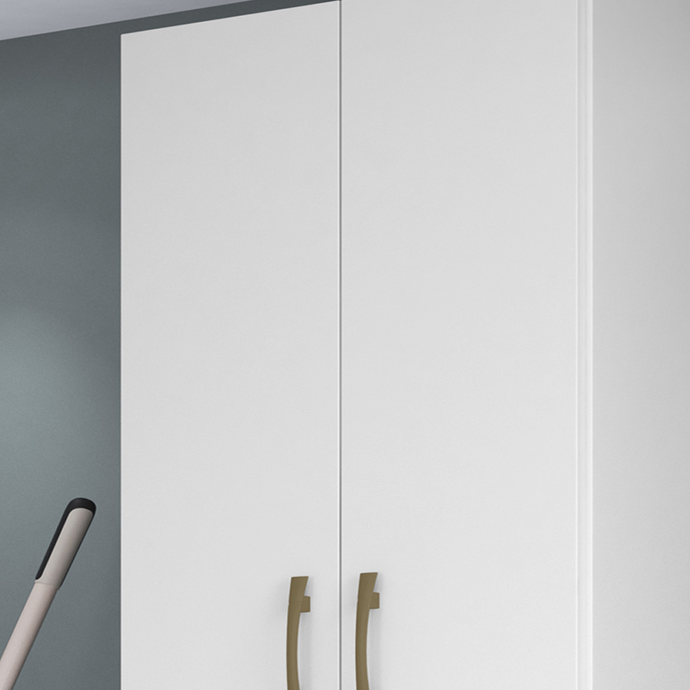 Armario Multiuso 2 Portas 9024 Branco Moval
