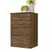 Cômoda MS913 4 gavetas - Castanho Wood