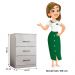 Cômoda Vitória 3 Gavetas Branco - Moval