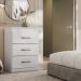 Comoda 3 Gavetas 0420 Branco Moval