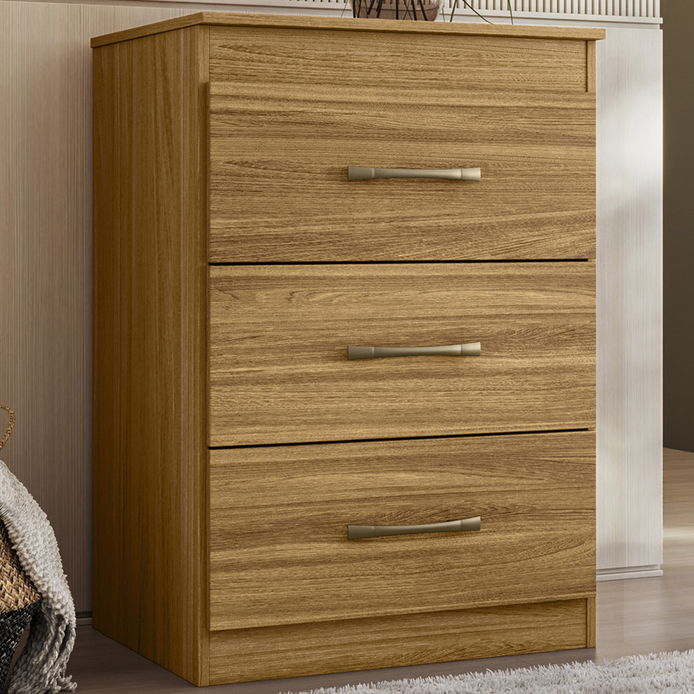 Comoda 3 Gavetas 0420 Freijo Moval