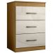 Comoda 3 Gavetas 0420 Freijo Off White Moval