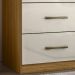 Comoda 3 Gavetas 0420 Freijo Off White Moval