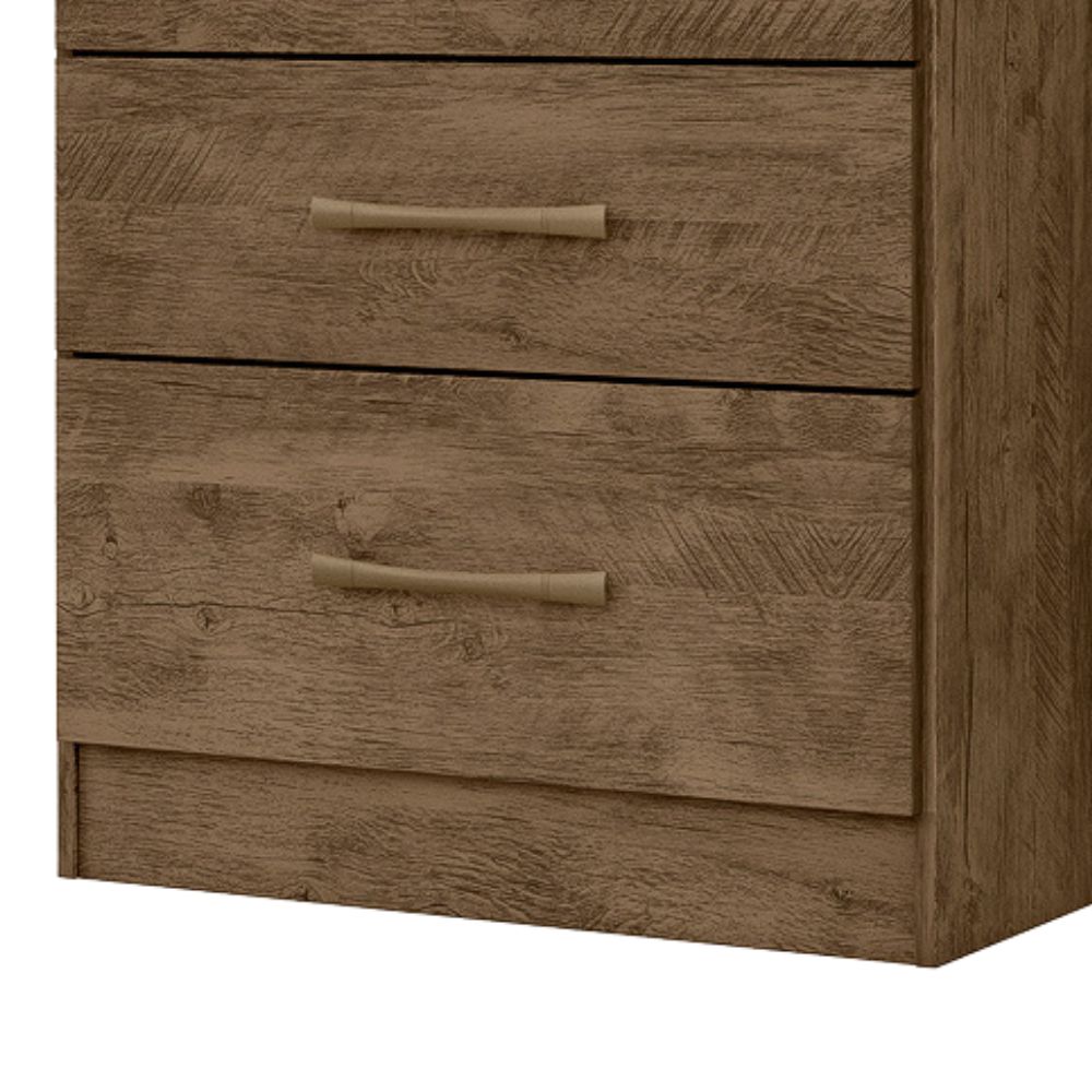 Comoda 4 Gavetas 61 cm MS913 Castanho Wood Moval