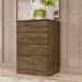 Comoda 4 Gavetas 61 cm MS913 Castanho Wood Moval