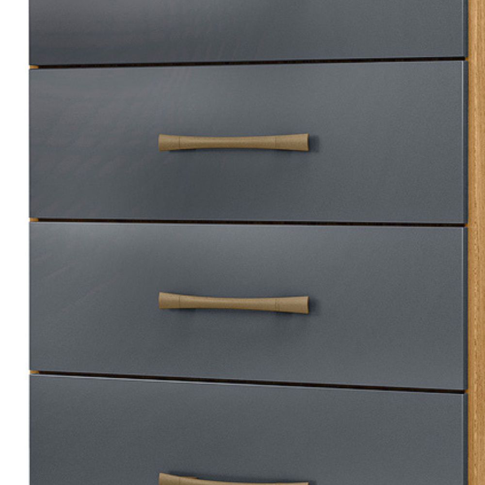 Comoda 4 Gavetas 61 cm MS913 Freijo Cinza Moval
