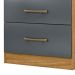 Comoda 4 Gavetas 61 cm MS913 Freijo Cinza Moval