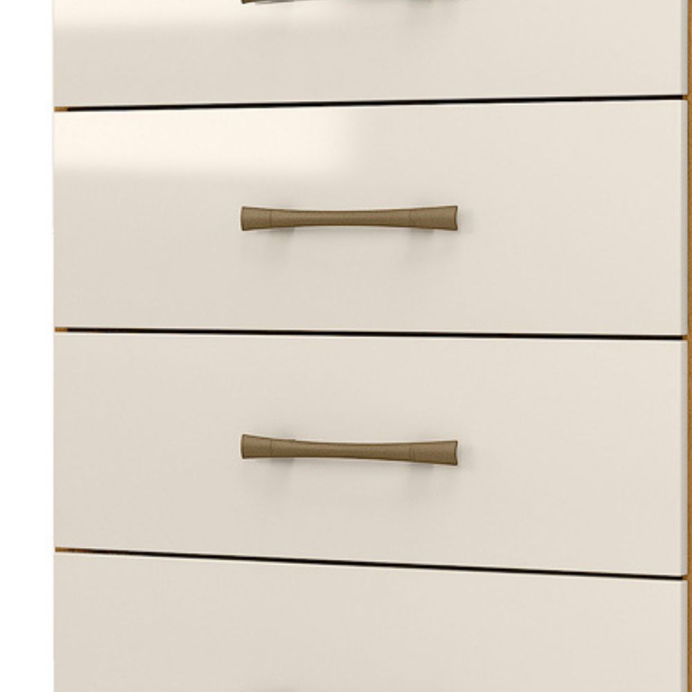 Comoda 4 Gavetas 61 cm MS913 Freijo Off White Moval