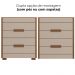 Comoda 4 Gavetas Dhara 86 cm Carvalho Fendi Moval