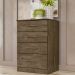 Comoda 4 Gavetas MS9133 Castanho Wood Moval