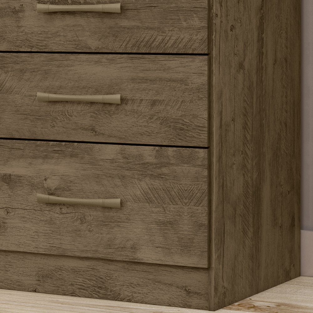 Comoda 4 Gavetas MS9133 Castanho Wood Moval